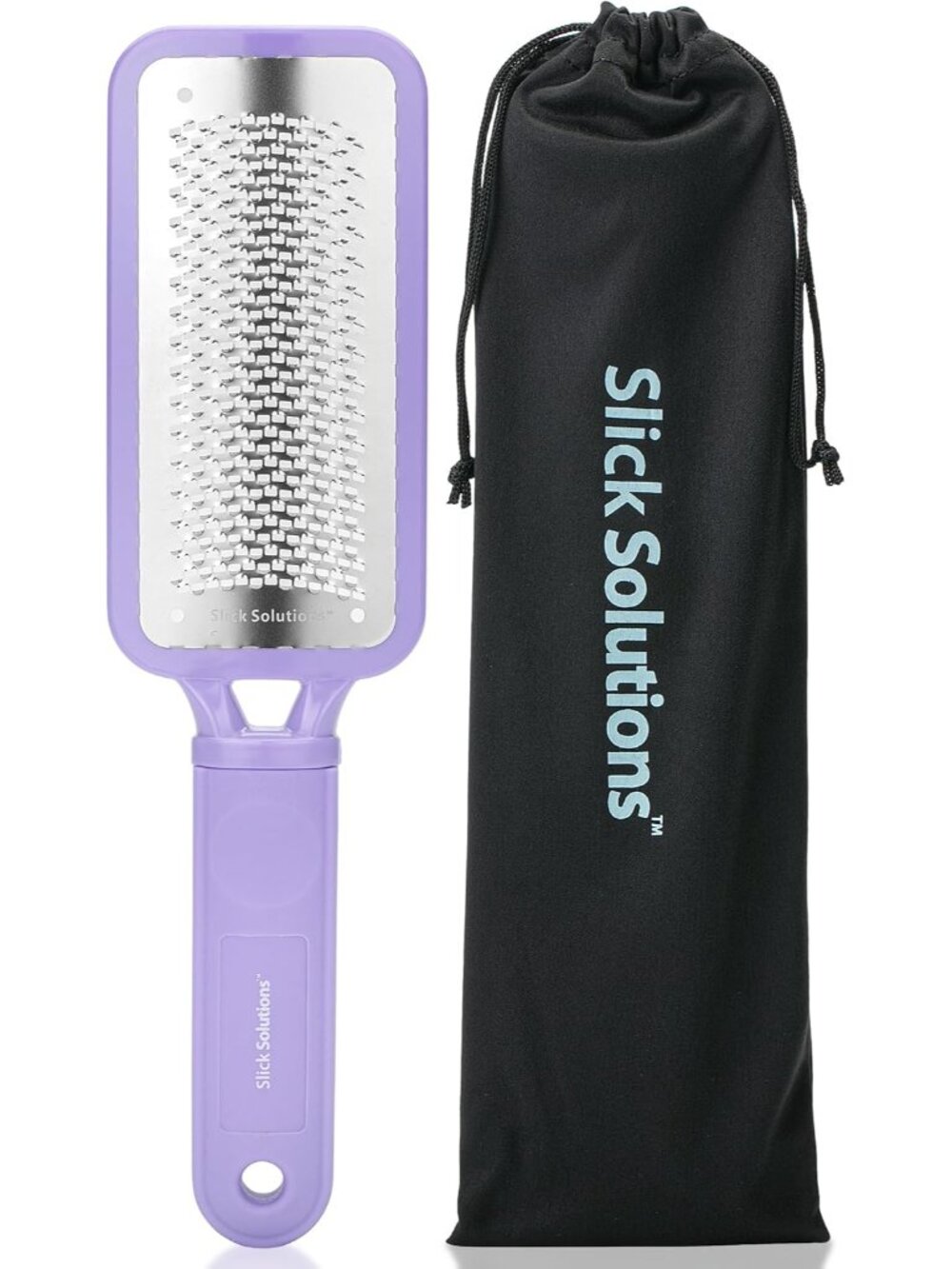 Slick Foot File Callus Remover - Purple Foot Scraper & Rasp for Dead Skin, Heel